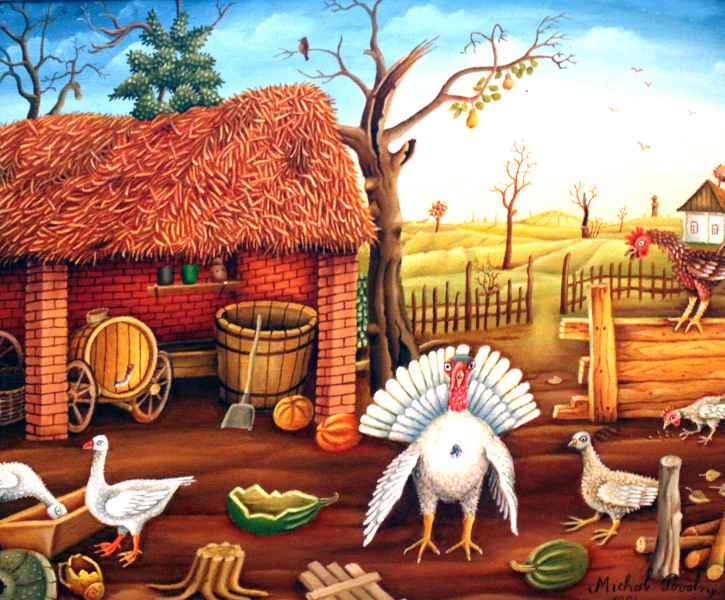 Živina na dvorištu